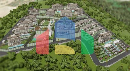 New investment project with sea view in Kargicak district
