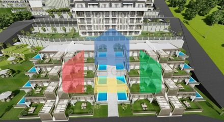 New investment project with sea view in Kargicak district