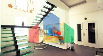 Шикарная вилла планировкой 4+1 с новой мебелью в современном стиле Шикарная вилла планировкой 4+1 с новой мебелью в современном стиле