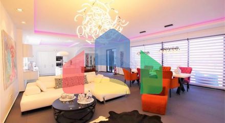 Шикарная вилла планировкой 4+1 с новой мебелью в современном стиле Шикарная вилла планировкой 4+1 с новой мебелью в современном стиле