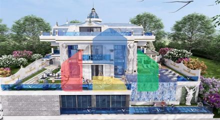 Роскошная вилла 5+1 в районе Каргыджак