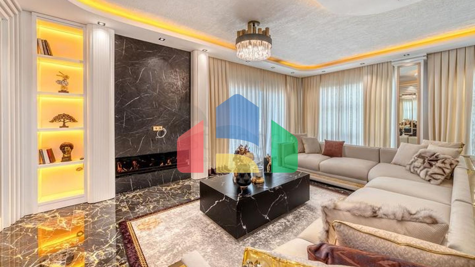 Вілла в новому комплексі в Каргиджаку