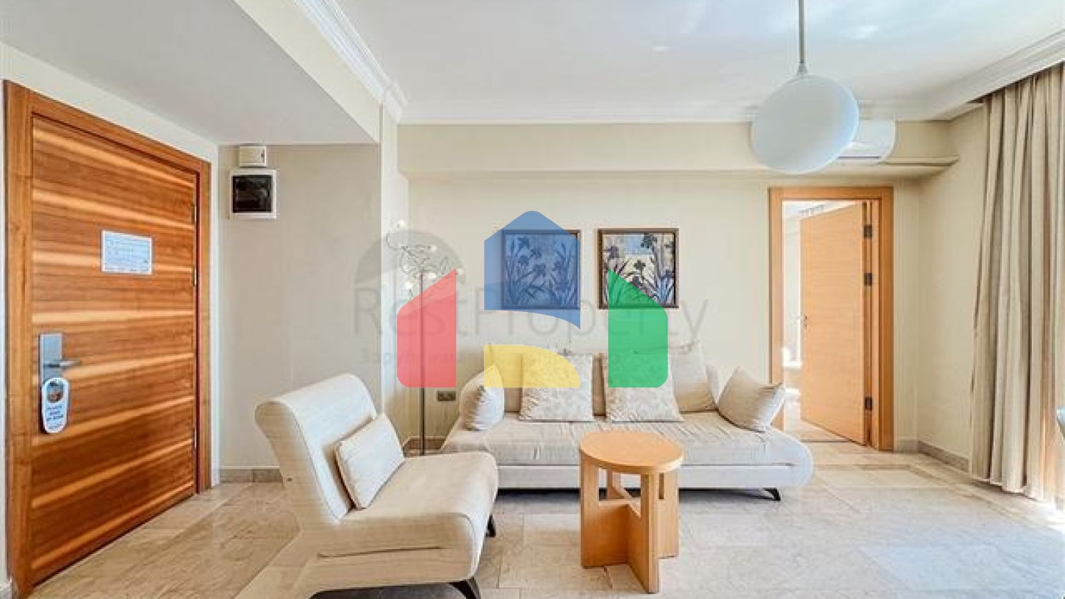 Квартира 2 + 1 в будинку з готельною інфраструктурою в районі Каргиджак