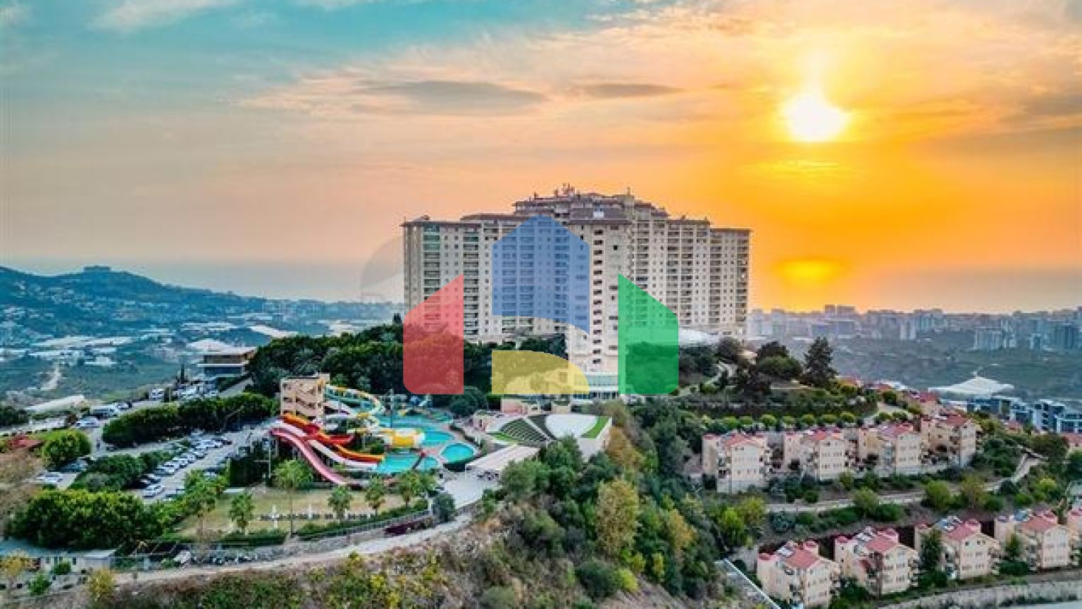 Квартира 2 + 1 в будинку з готельною інфраструктурою в районі Каргиджак