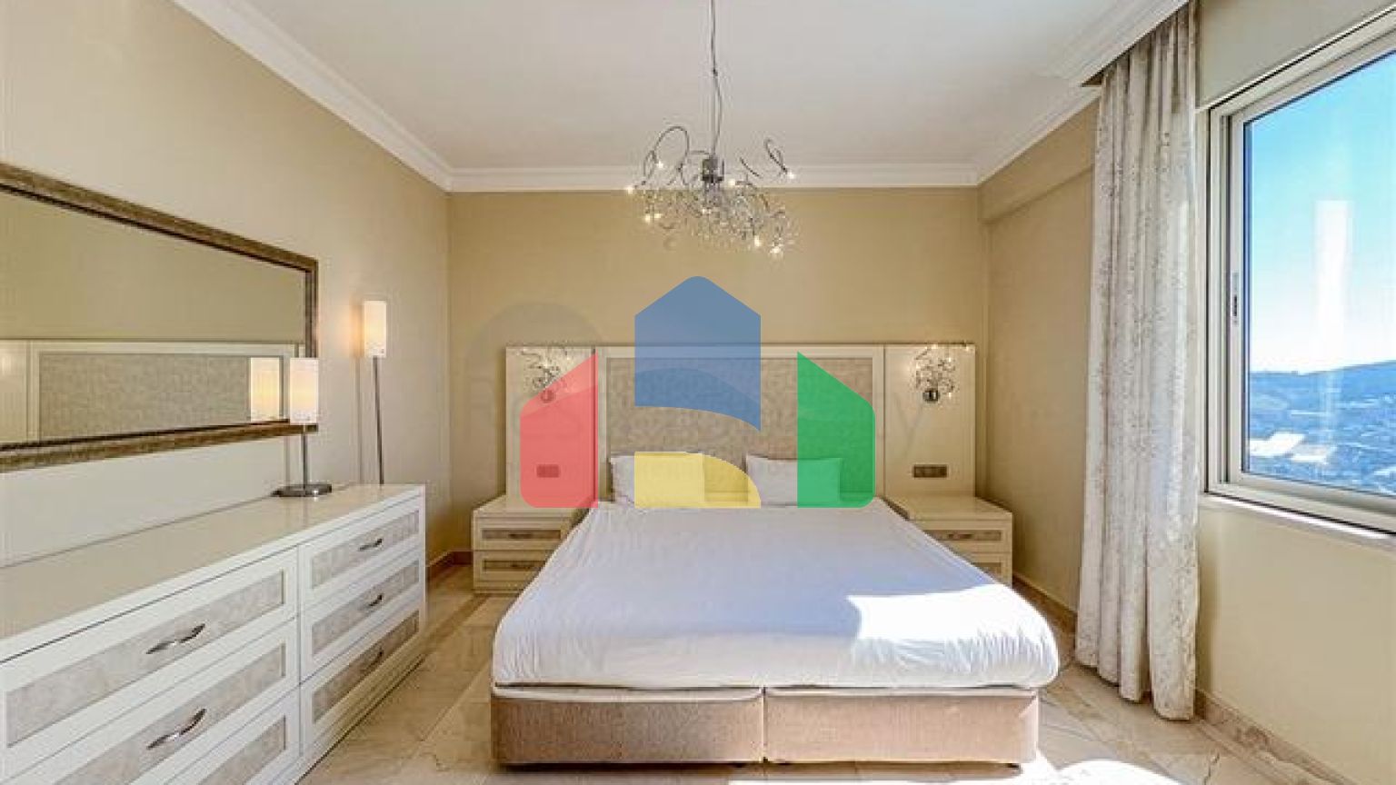 Квартира 2 + 1 в будинку з готельною інфраструктурою в районі Каргиджак