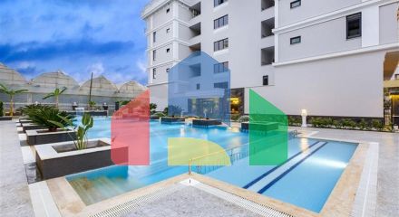 Просторный пентхаус 3+1 с видом на море всего в 50 метрах от пляжа