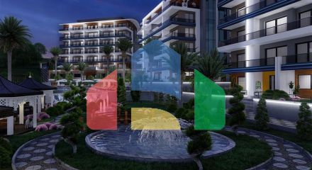 Installment plans - sea view -Luxury complex - In Kargicak / Alanya