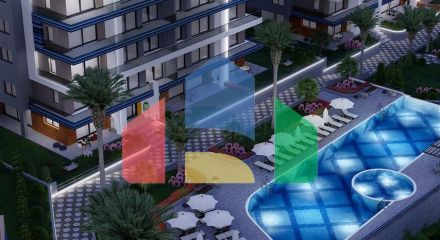 Installment plans - sea view -Luxury complex - In Kargicak / Alanya