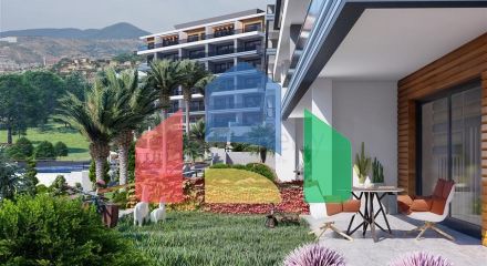 Installment plans - sea view -Luxury complex - In Kargicak / Alanya