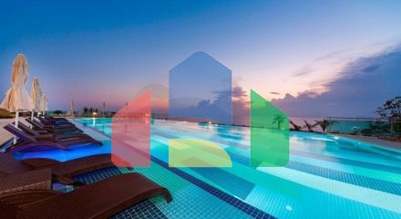 Apartment with sea view in a residential complex with premium infrastructure