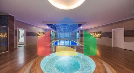 Apartment with sea view in a residential complex with premium infrastructure