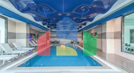Apartment with sea view in a residential complex with premium infrastructure