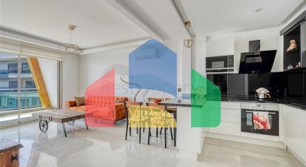 Квартира с видом на море в жилом комплексе с инфраструктурой премиум-класса