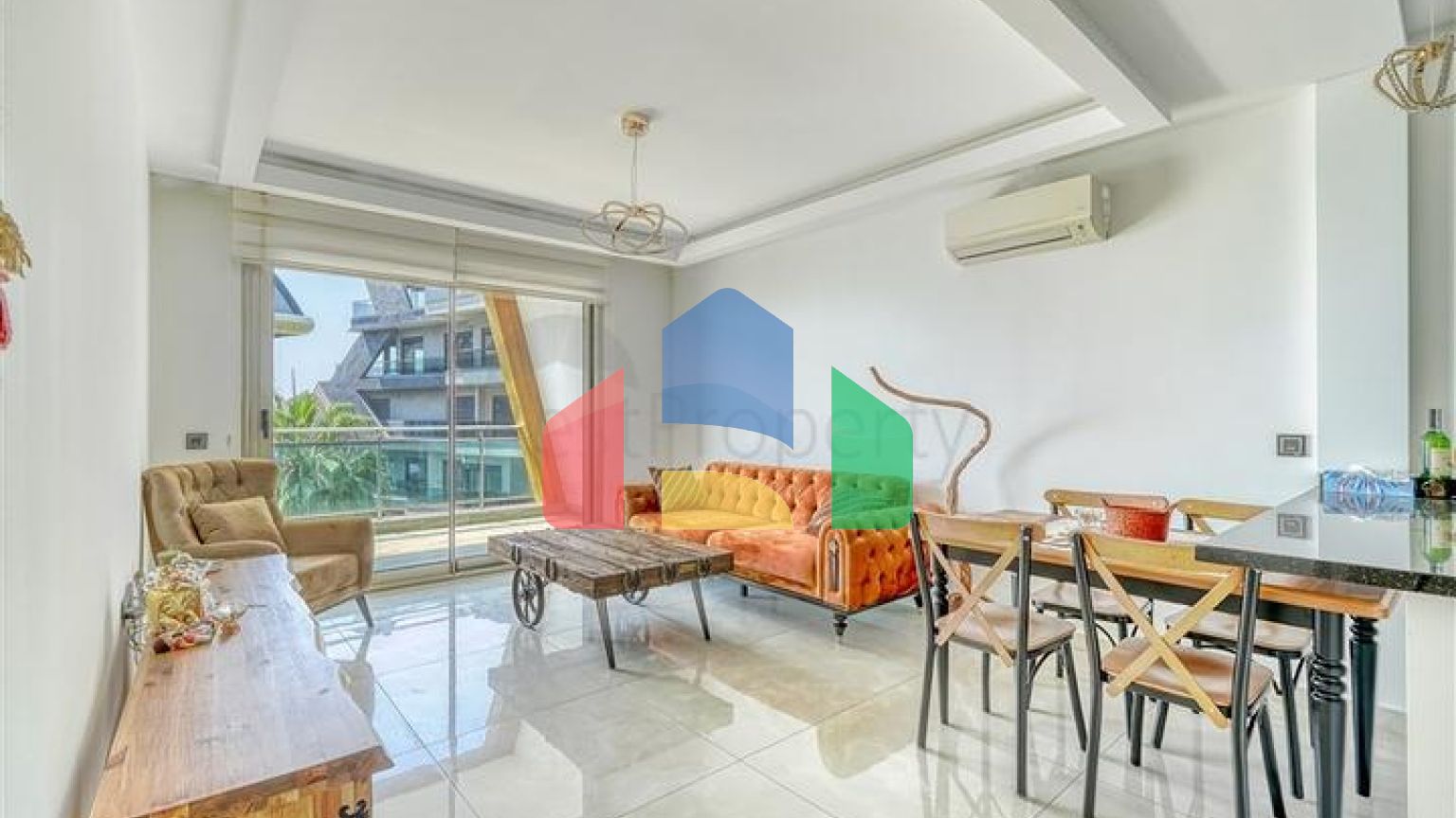 Квартира с видом на море в жилом комплексе с инфраструктурой премиум-класса