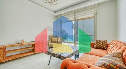 Квартира с видом на море в жилом комплексе с инфраструктурой премиум-класса
