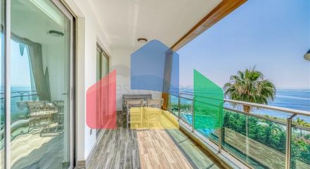 Квартира с видом на море в жилом комплексе с инфраструктурой премиум-класса