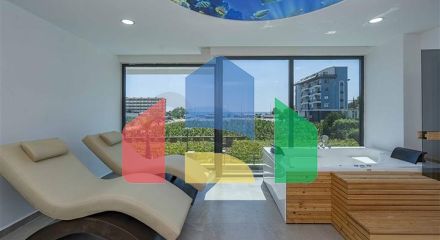 Мебльована квартира 1 + 1 в новому комплексі в районі Каргыджак