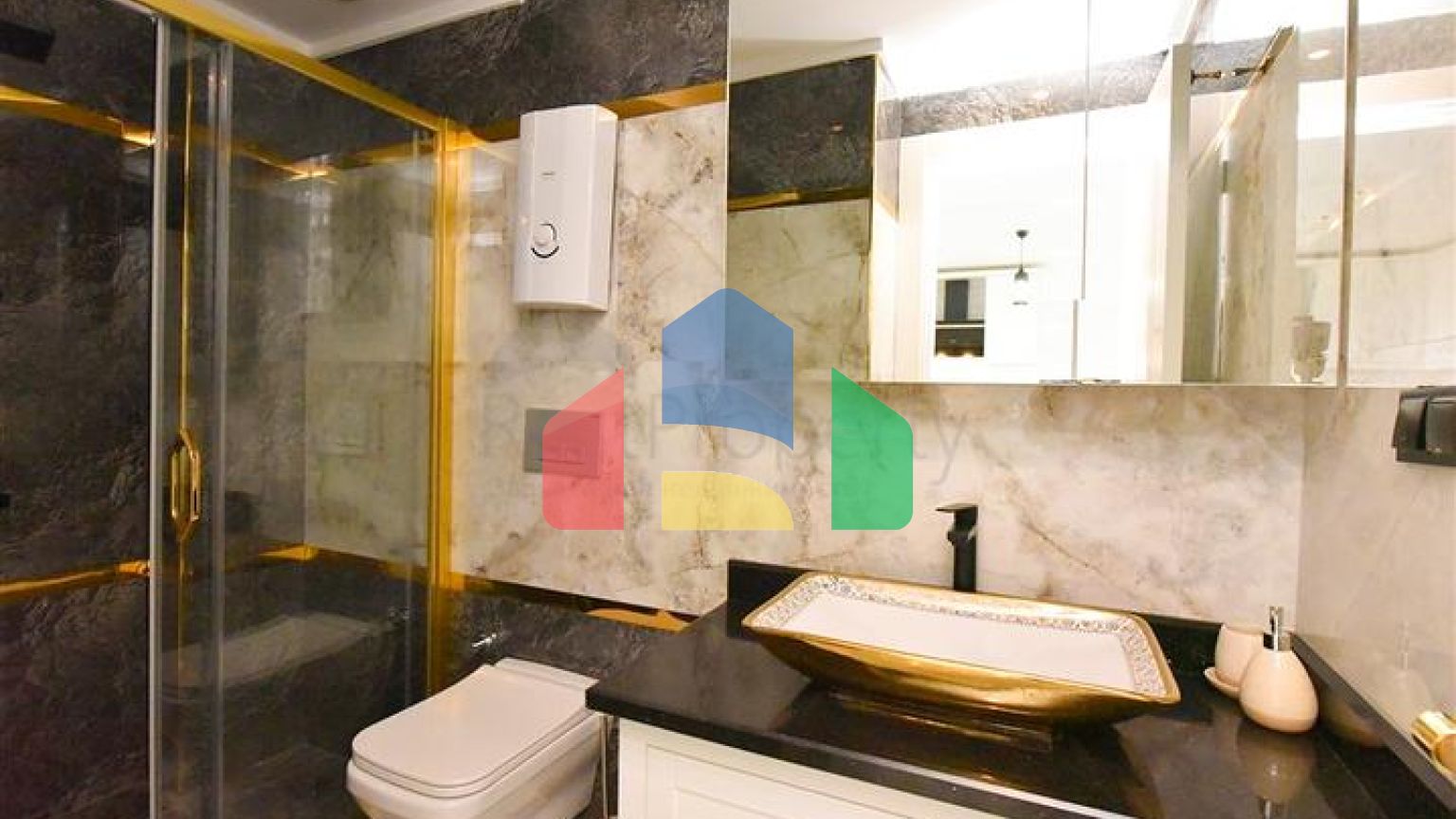 Мебльована квартира 1 + 1 в новому комплексі в районі Каргыджак