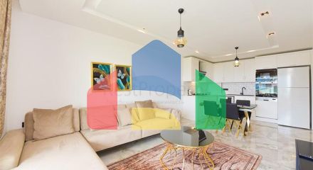 Мебльована квартира 1 + 1 в новому комплексі в районі Каргыджак