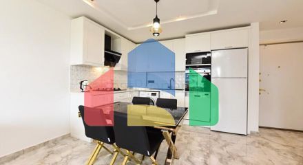 Мебльована квартира 1 + 1 в новому комплексі в районі Каргыджак