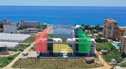 Мебльована квартира 1 + 1 в новому комплексі в районі Каргыджак