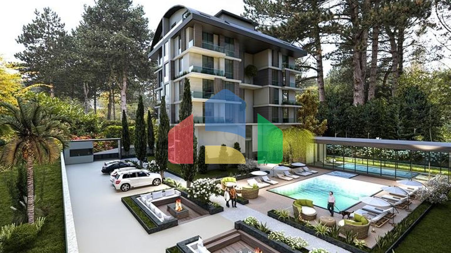 Клубный комплекс в районе Каргыджак