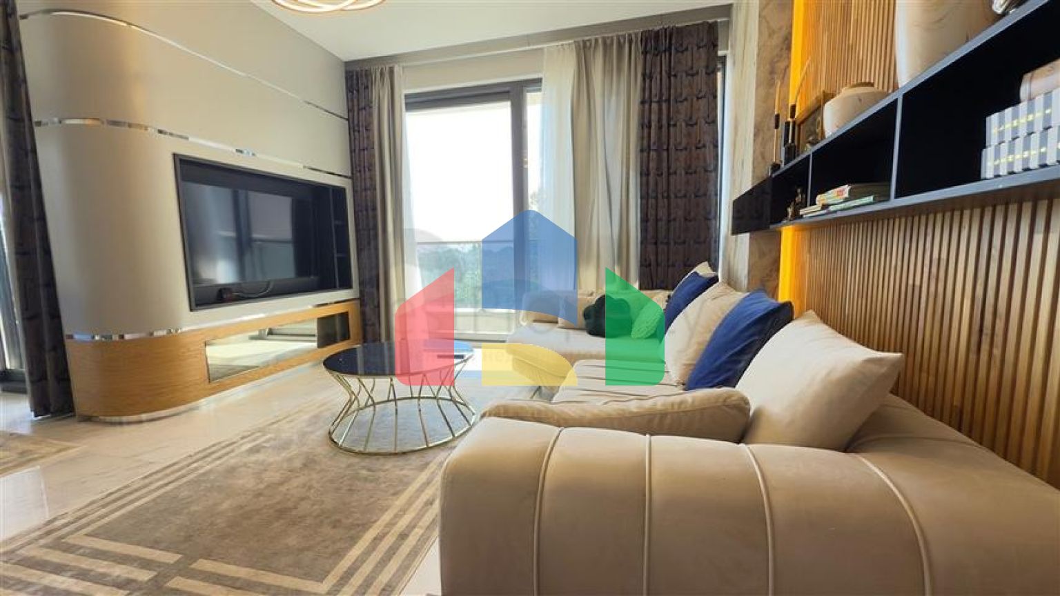 Квартира 2+1 на первой береговой линии в Каргыджаке