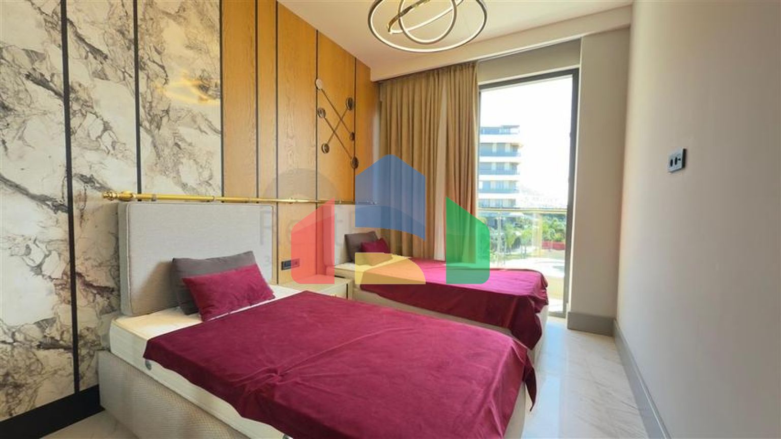 Квартира 2+1 на первой береговой линии в Каргыджаке