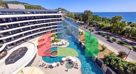 Розкішні апартаменти з видом на море в одному з кращих комплексів Аланії