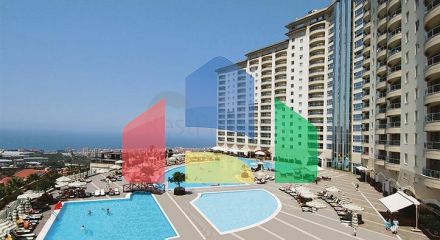 Three Bedroom apartment with sea view in Kargicak