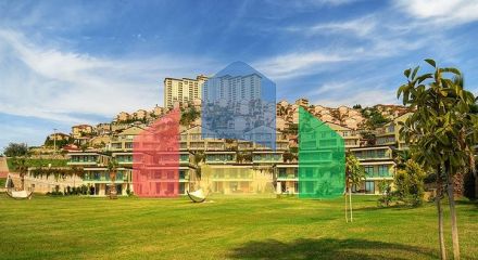 Three Bedroom apartment with sea view in Kargicak