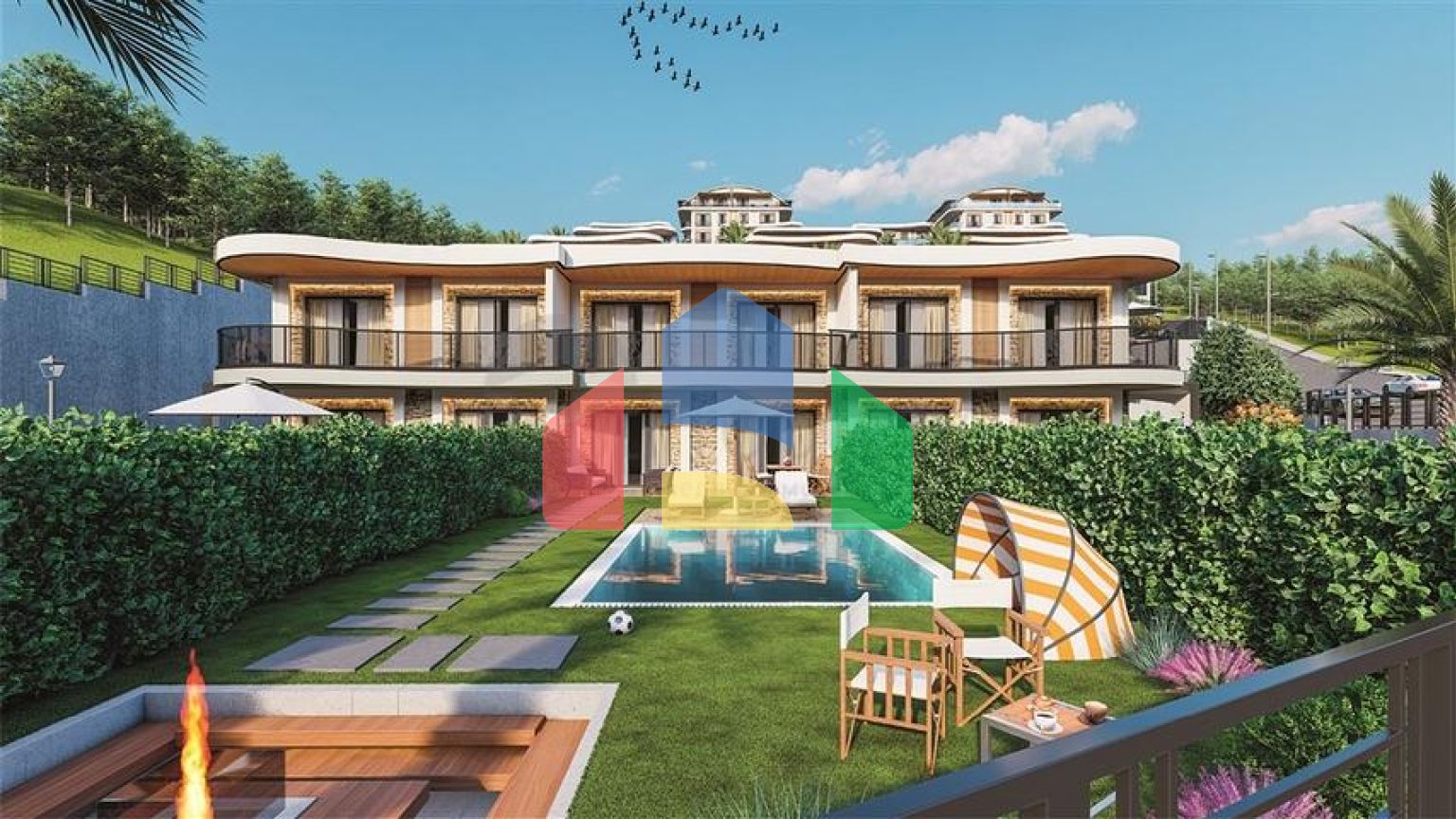 Інвестиційний проект апартаментів і Вілл в районі Каргыджак