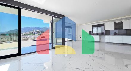 Luxury 4+1 villa with private pool and sea view in Kargicak