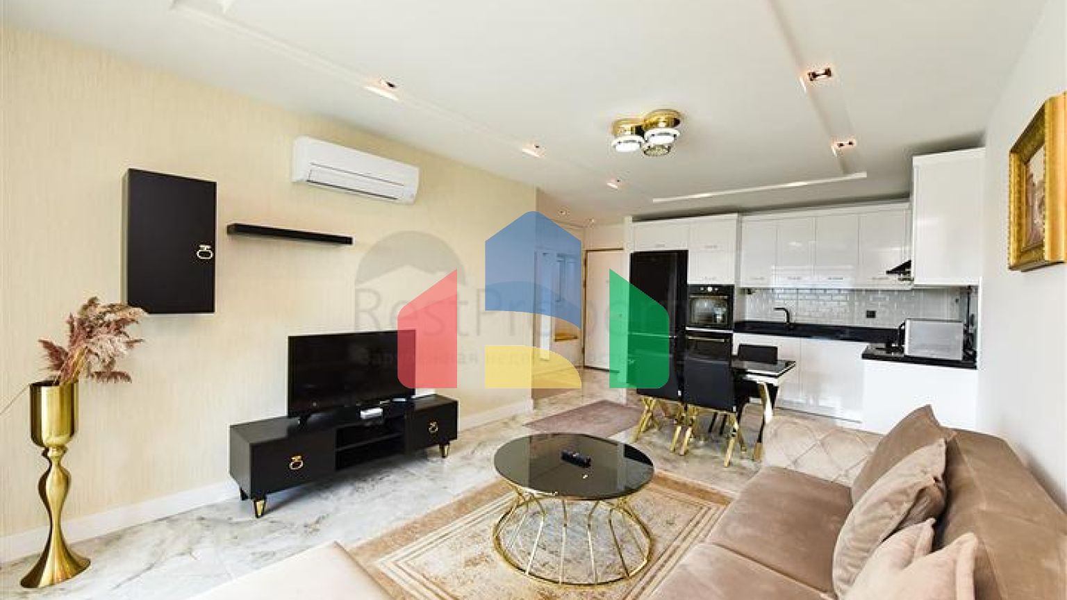 Шикарна квартира плануванням 1 + 1 в районі Каргиджак