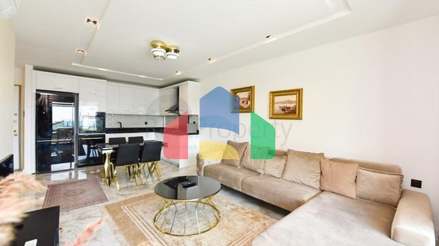 Шикарна квартира плануванням 1 + 1 в районі Каргиджак