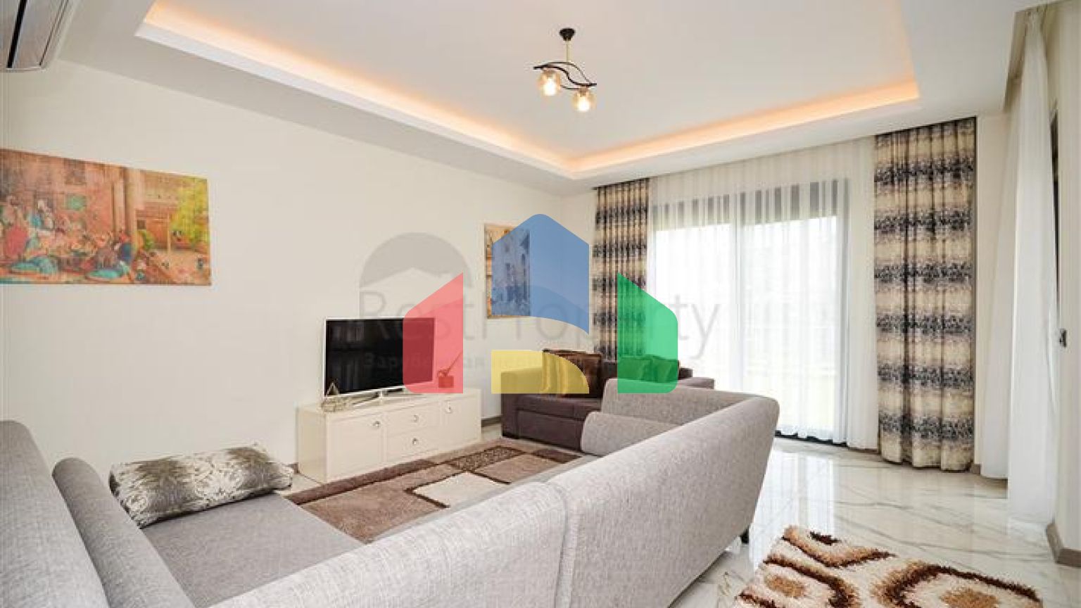 Современная и новая вилла планировкой 3+1 в районе Каргыджак