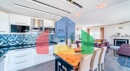 Частная вилла 4+1 с панорамными видами в районе Каргыджак