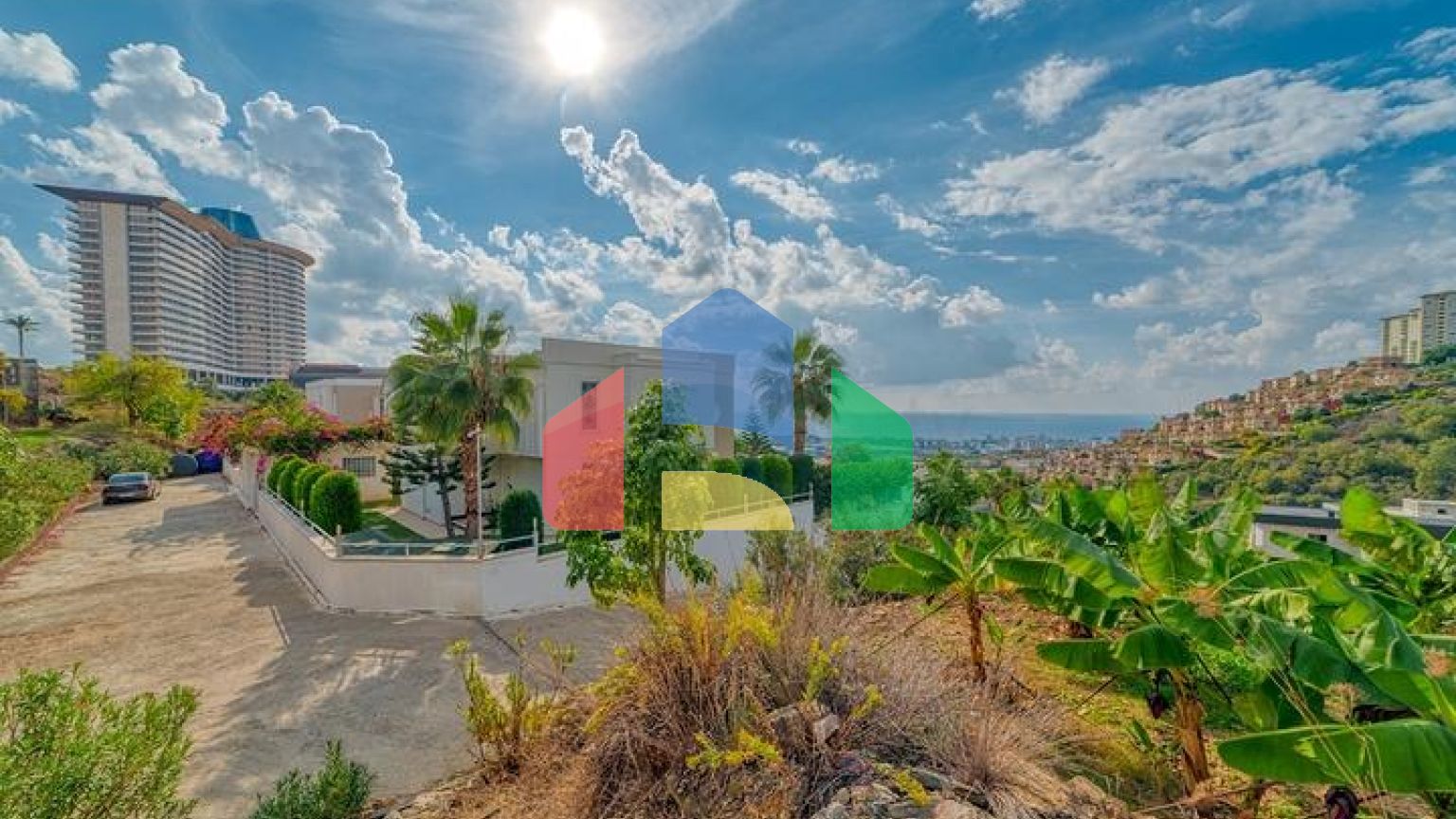 Частная вилла 4+1 с панорамными видами в районе Каргыджак