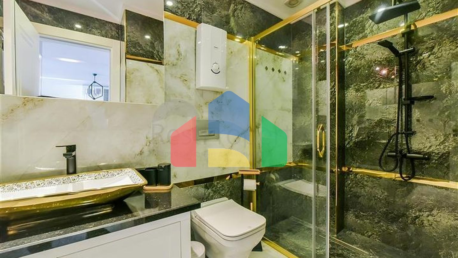 Квартира 1+1 с видом на море в районе Каргыджак