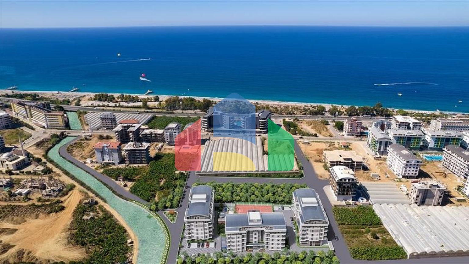 Новый проект жилого комплекса в 300 м от моря в районе Каргыджак