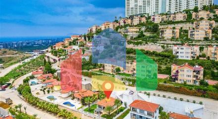 Вилла с потрясающим видом в районе Каргыджак