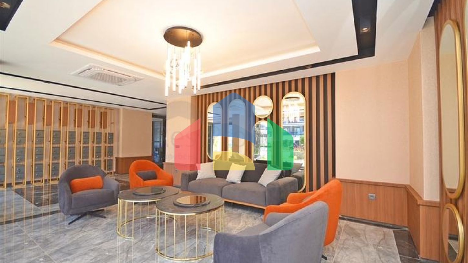 Двухкомнатная квартира в живописном районе Алании и пешей доступности к морю