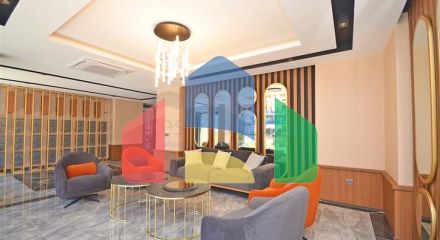 Двухкомнатная квартира в живописном районе Алании и пешей доступности к морю