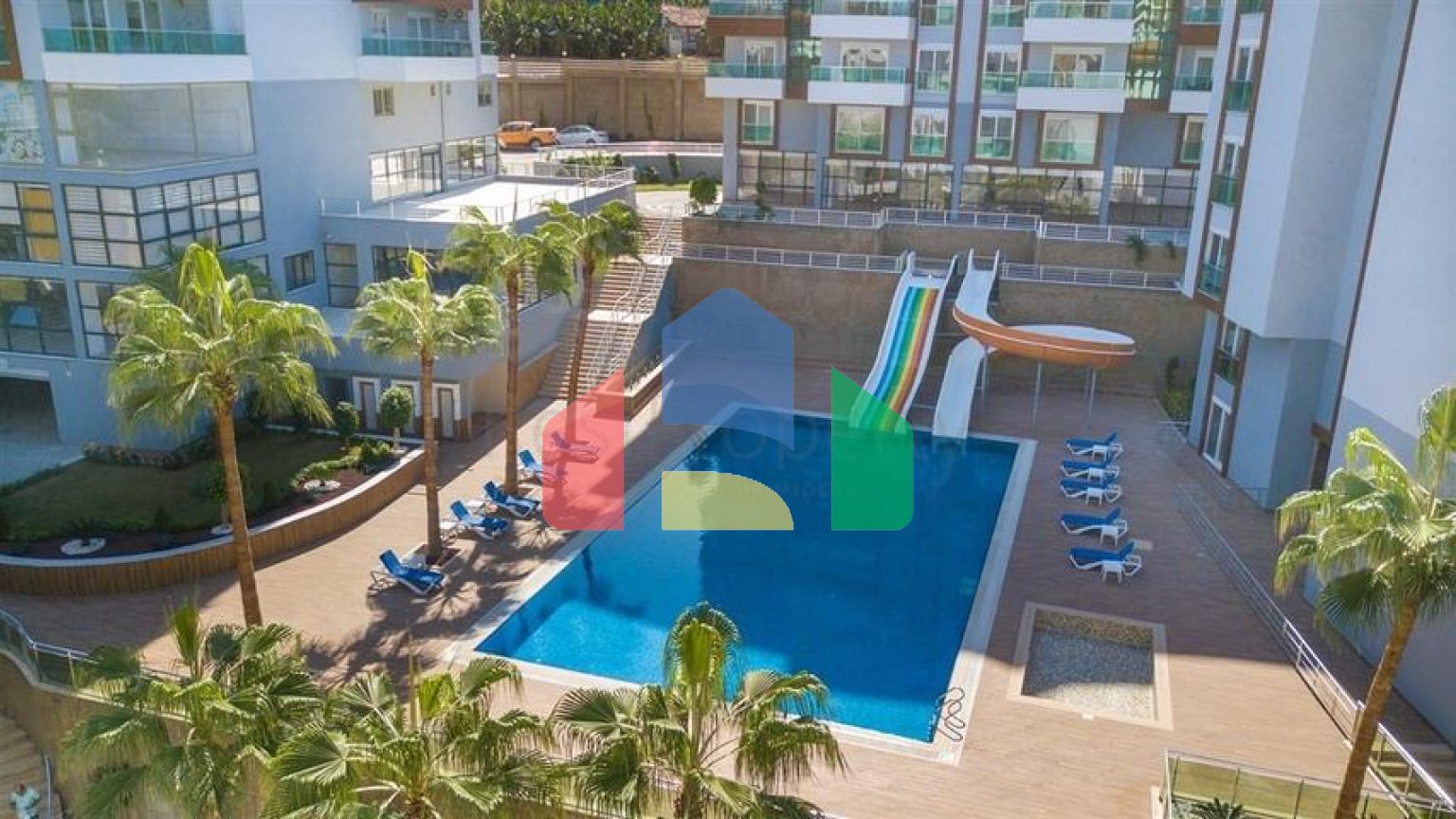 Апартаменти 1 + 1 в 400 метрах від моря в Каргиджаку