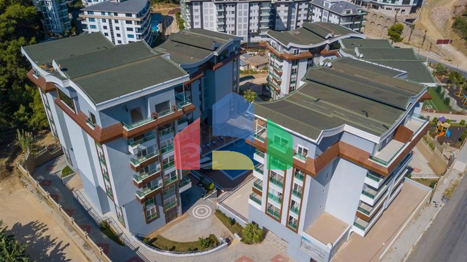 Апартаменти 1 + 1 в 400 метрах від моря в Каргиджаку