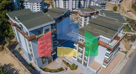 Апартаменти 1 + 1 в 400 метрах від моря в Каргиджаку