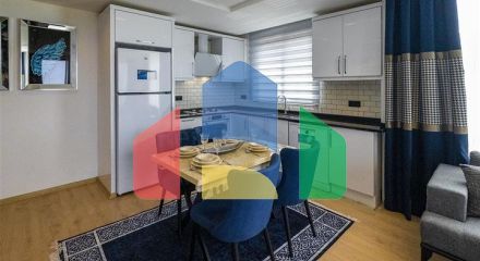 Мебльована квартира 2 + 1 в новому комплексі в районі Каргыджак