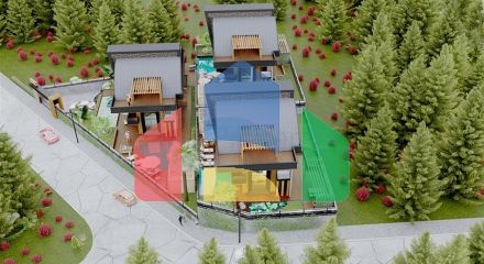 Виллы 4+2 с потрясающими видовыми характеристиками в районе Каргыджак