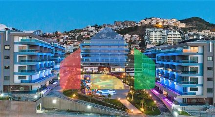 Квартира в элитном комплексе 1+1 в районе Каргыджак