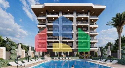 Properties with installments - New project -close to beach -Kargucak / Alanya